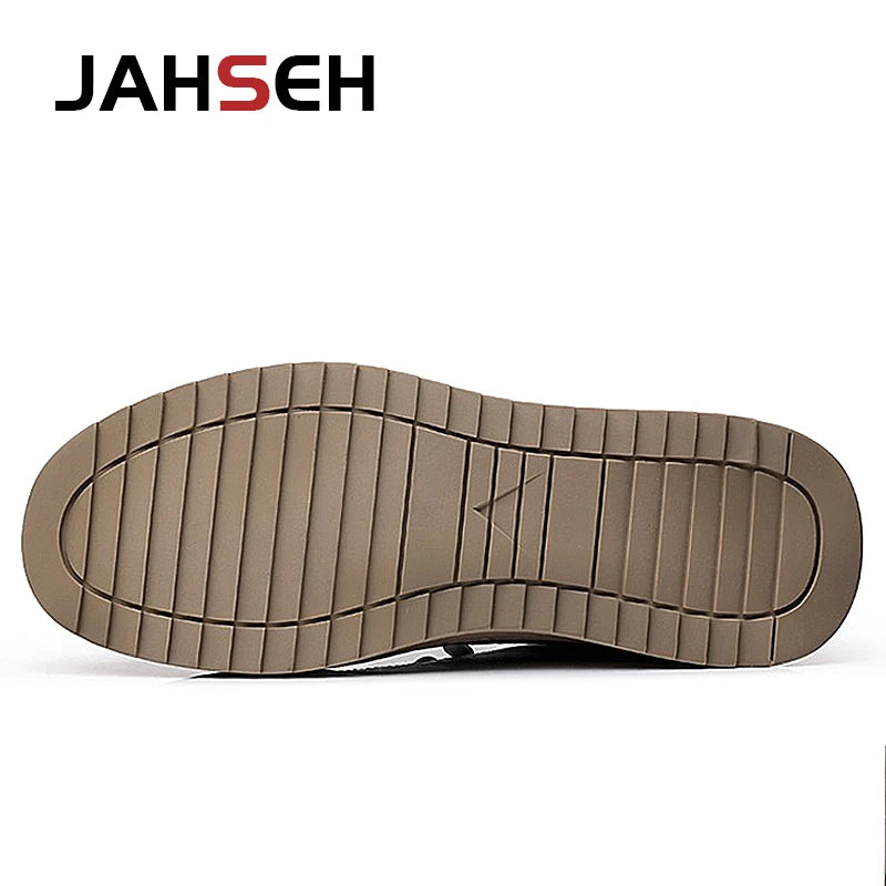 Men Business Leather Casual Flat Shoes For Men Trendy Sneaker