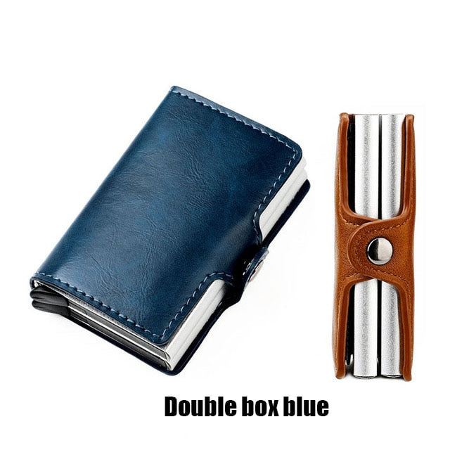 Men Wallet Card Holder Leather Card Holder