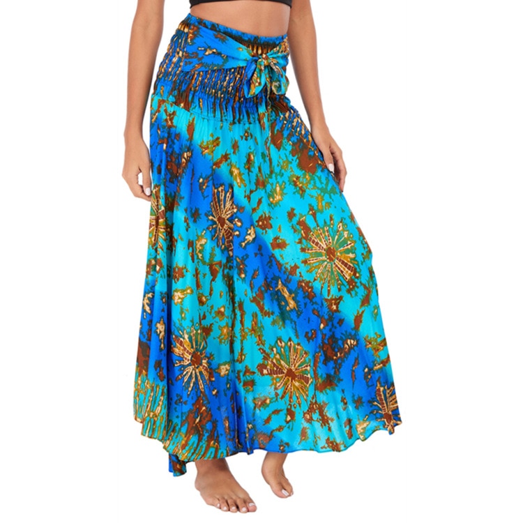 Ethnic Style Fashion Skirts Clothes Bohemian Boho Flowers