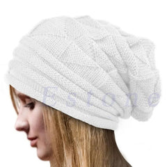 Knitted Baggy Beanie Oversized Winter Hat