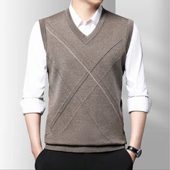 Sleeveless Jackets Vest Warm Jumper Knitted Waistcoats Casual