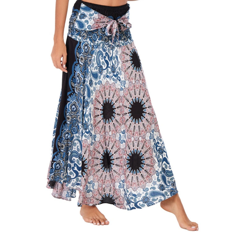 Ethnic Style Fashion Skirts Clothes Bohemian Boho Flowers