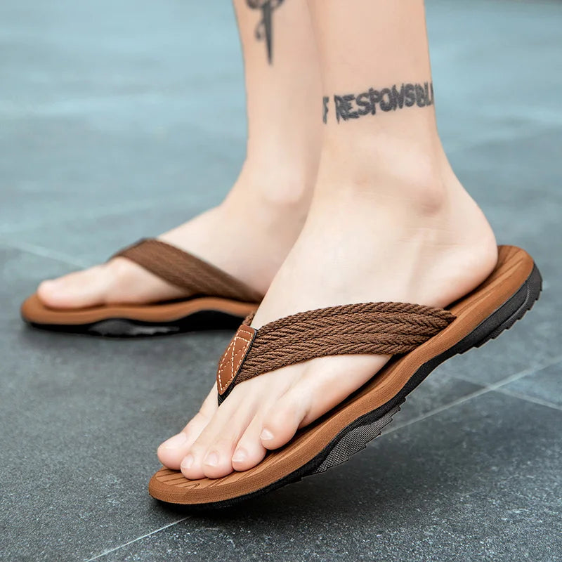 Men Flip Flops Trendy Fashion Men's Slippers sandals