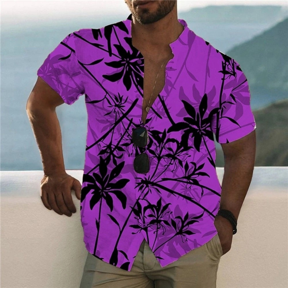 Hawaii Shirts Print Beach Retro 5xl Fashion Top