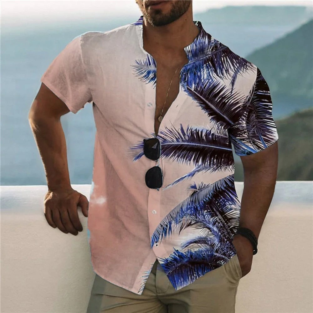 Hawaii Shirts Print Beach Retro 5xl Fashion Top