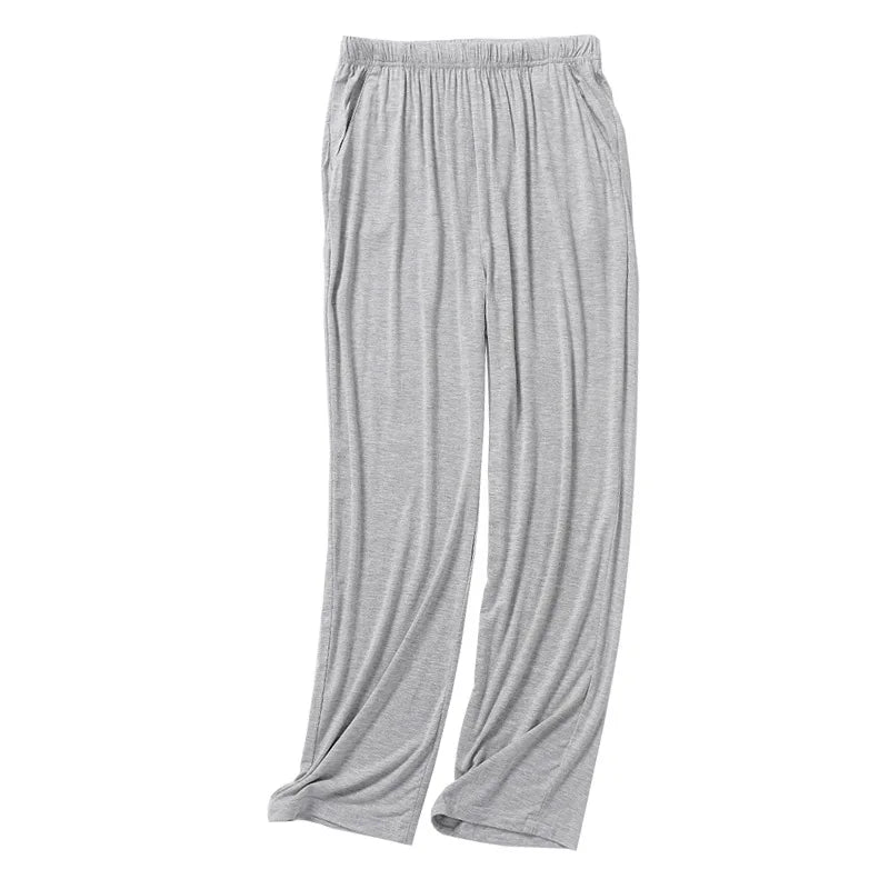 Sleeping Pants Solid Sleep Trousers Mens Pajamas Bottoms