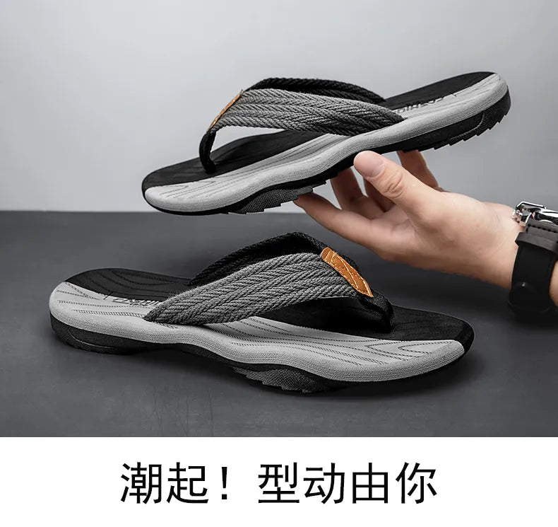 Men Flip Flops Trendy Fashion Men's Slippers sandals