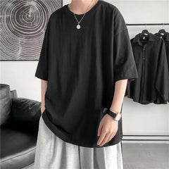 Oversized T Shirts Colorful Classical Short Sleeve O-Neck