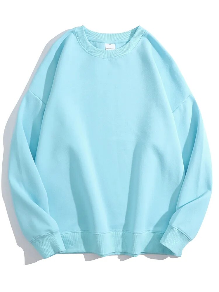 Pullover Sweatshirts Oversize O Neck Loose Long Sleeve Top