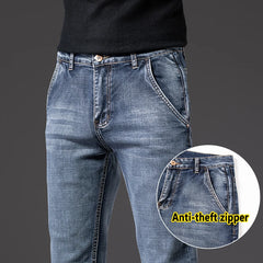 Classic Style Men's Cargo Jeans Fashion Casual