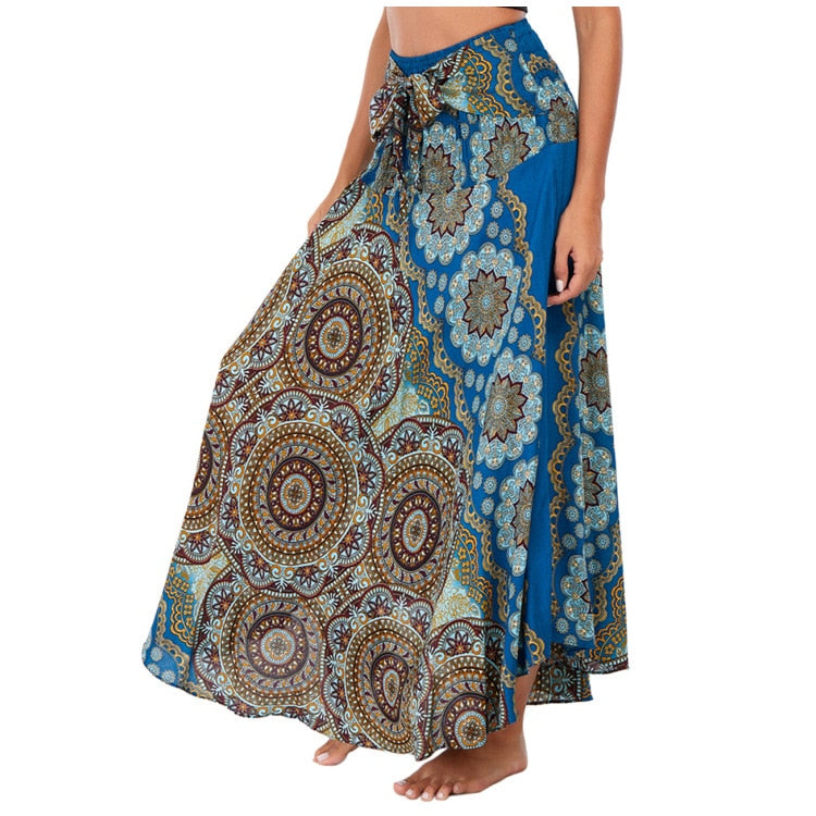 Ethnic Style Fashion Skirts Clothes Bohemian Boho Flowers