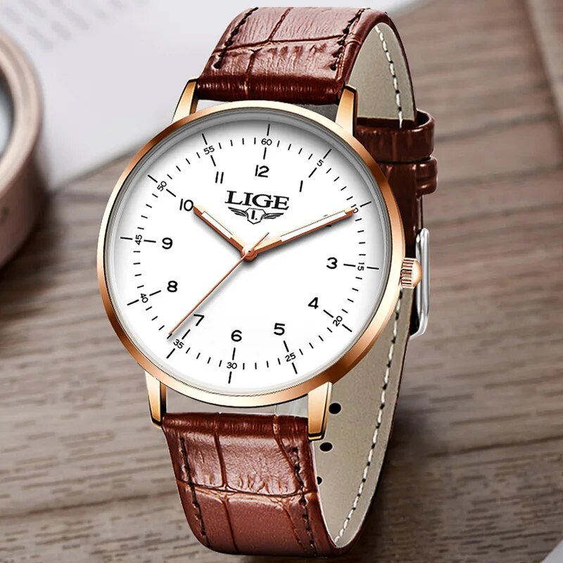 Men Fashion UltraThin Watch Simple Watch