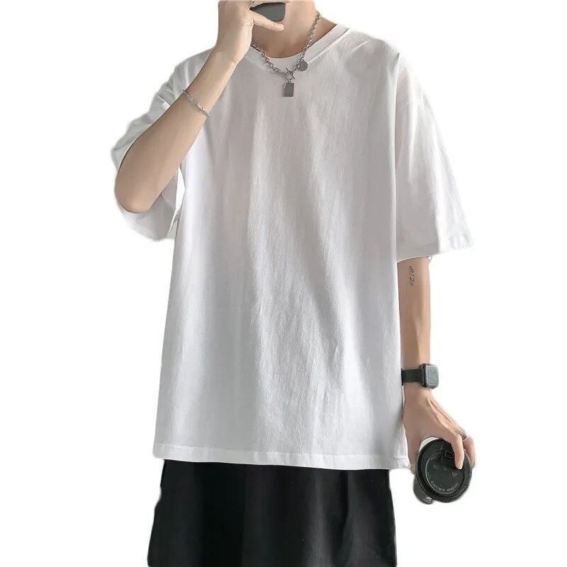 Oversized T Shirts Colorful Classical Short Sleeve O-Neck