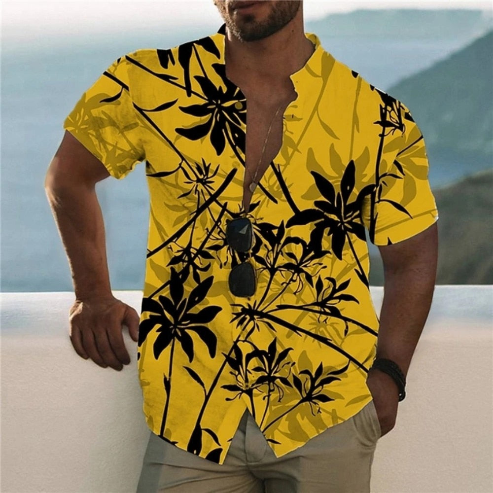 Hawaii Shirts Print Beach Retro 5xl Fashion Top