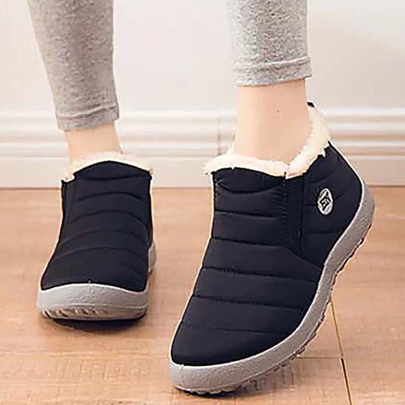 Snow Boots Fashion Unisex Shoes Slip On Platform Shoes