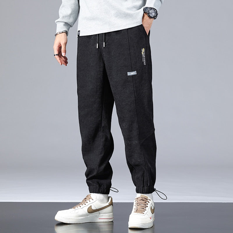 Baggy Trousers Sports Pants Man Jogger Thick Casual Harem