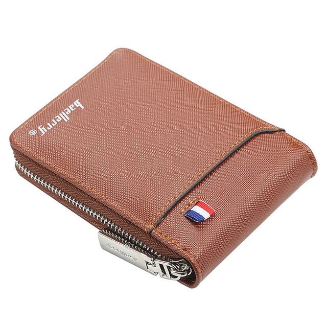 Men's Short Small Multifunctional Hand Card Holder