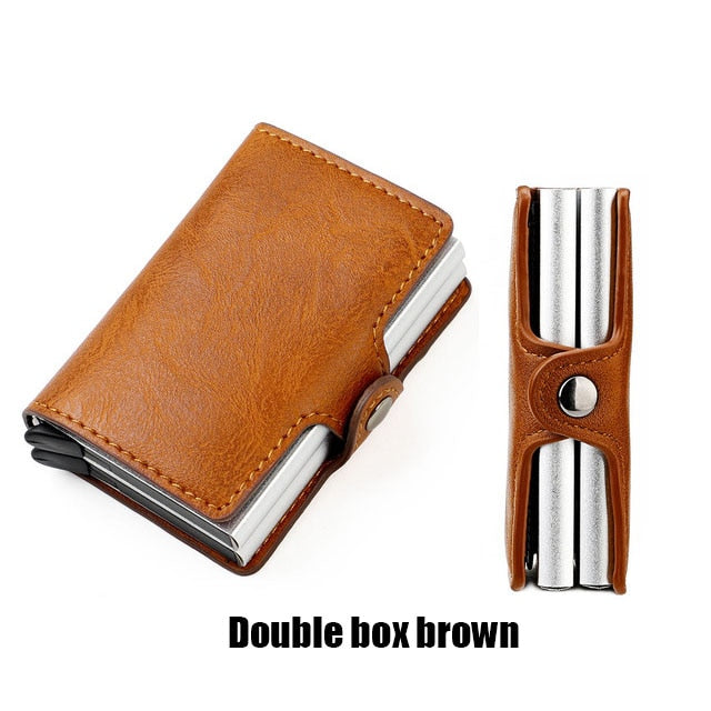 Men Wallet Card Holder Leather Card Holder