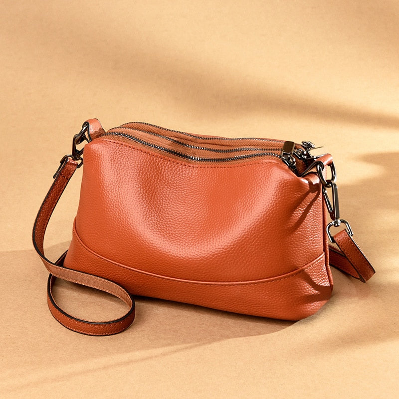 Brand Women Shoulder Bag Genuine Leather Crossbody Bag Cowhide