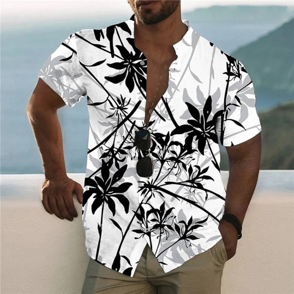 Hawaii Shirts Print Beach Retro 5xl Fashion Top