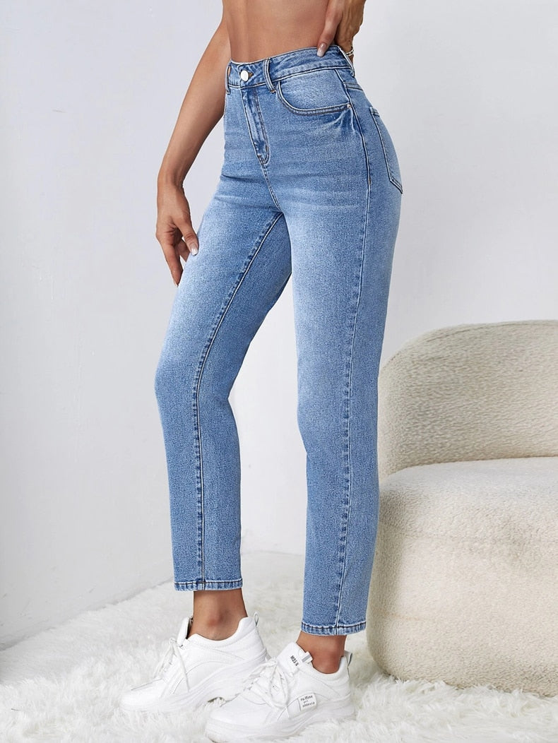 Women Harem Loose High Waist Jeans Plus Size