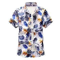 Hawaiian Fashion Casual Printing Short Sleeve Flower Shirt