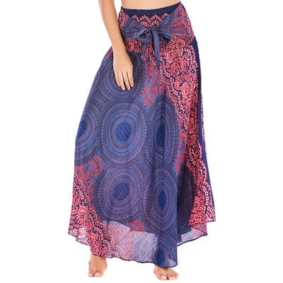 Ethnic Style Fashion Skirts Clothes Bohemian Boho Flowers