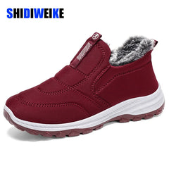 Women Lightweight Winter Shoes Ankle Boots Plus Size