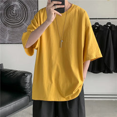 Oversized T Shirts Colorful Classical Short Sleeve O-Neck