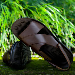 Men Sandals Genuine Leather Shoes Beach Footwear