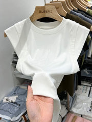 T-Shirt Clothes Tops Slim Crop Top