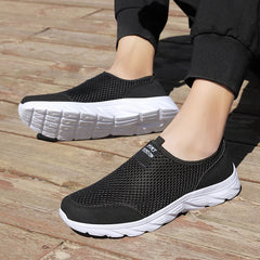 Men Shoes Summer Breathable Soft Lightweight Walking Casual