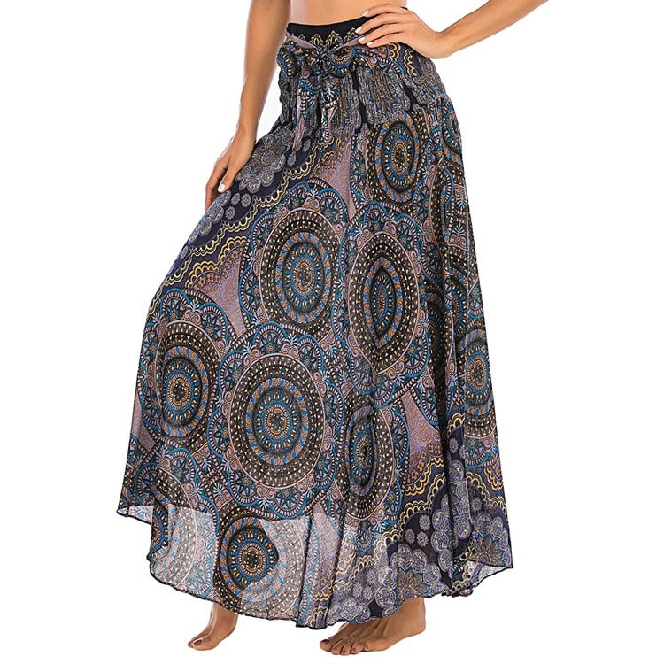 Ethnic Style Fashion Skirts Clothes Bohemian Boho Flowers