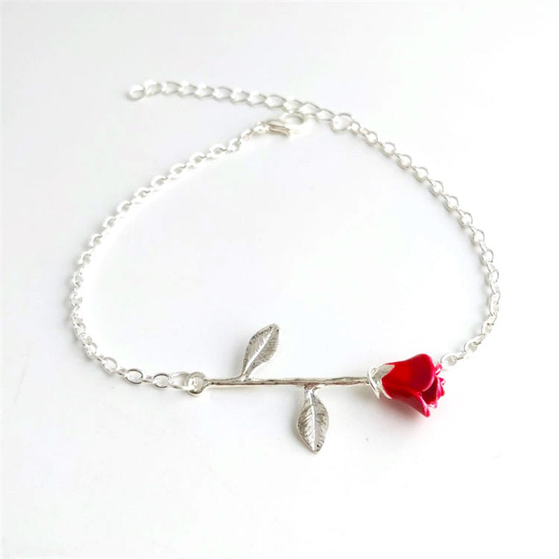 Light Tulip Flower Bracelet Adjustable Charm Bracelet Trendy Jewelry