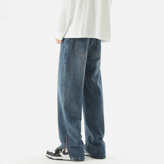 Men's Baggy Jeans Vintage Straight Casual Y2K Denim Pants