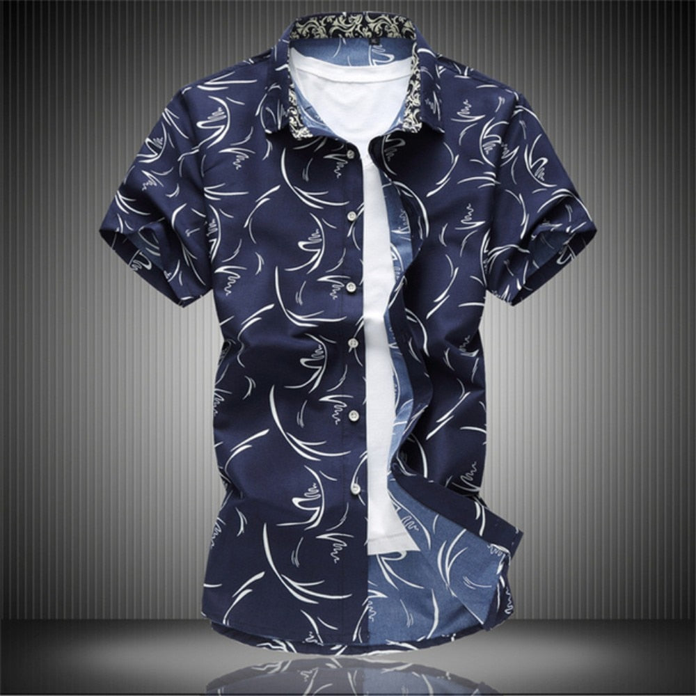 Hawaii Shirts Print Beach Retro 5xl Fashion Top