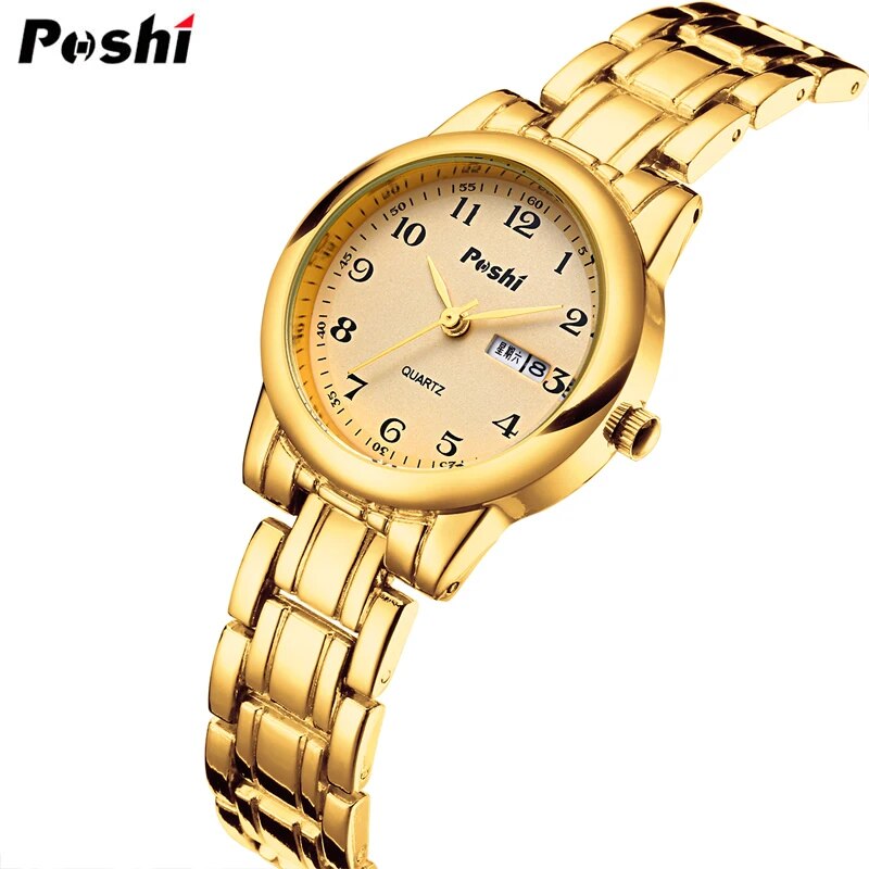 Quartz Watch for Women Fashion Ladies Bracelet Stainless Steel Strap