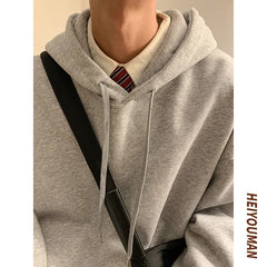 Colors Basic Hoodie Men Harajuku Fashion Casual Oversized