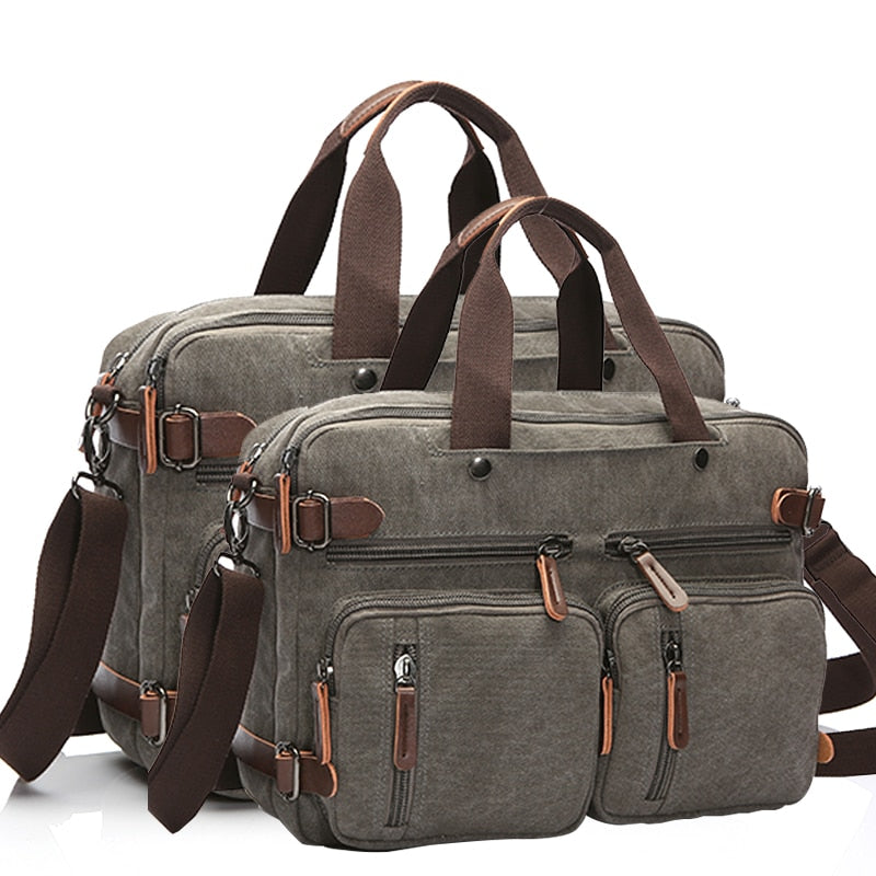 Canvas Men Travel Handbag Large Capacity Outdoor Bags