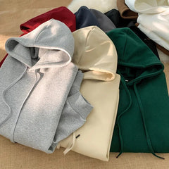 Oversize Hoodies Women pullovers Hooded Warm Sweatshirts