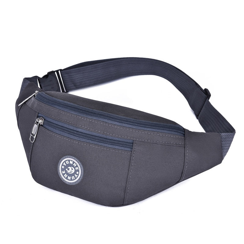 Fashion Men Waist Bag Casual Fanny Pack Canvas Outdoor