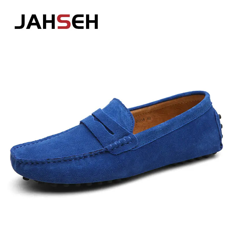 Large Size Men Loafers Soft Moccasins Flats Driving Shoes