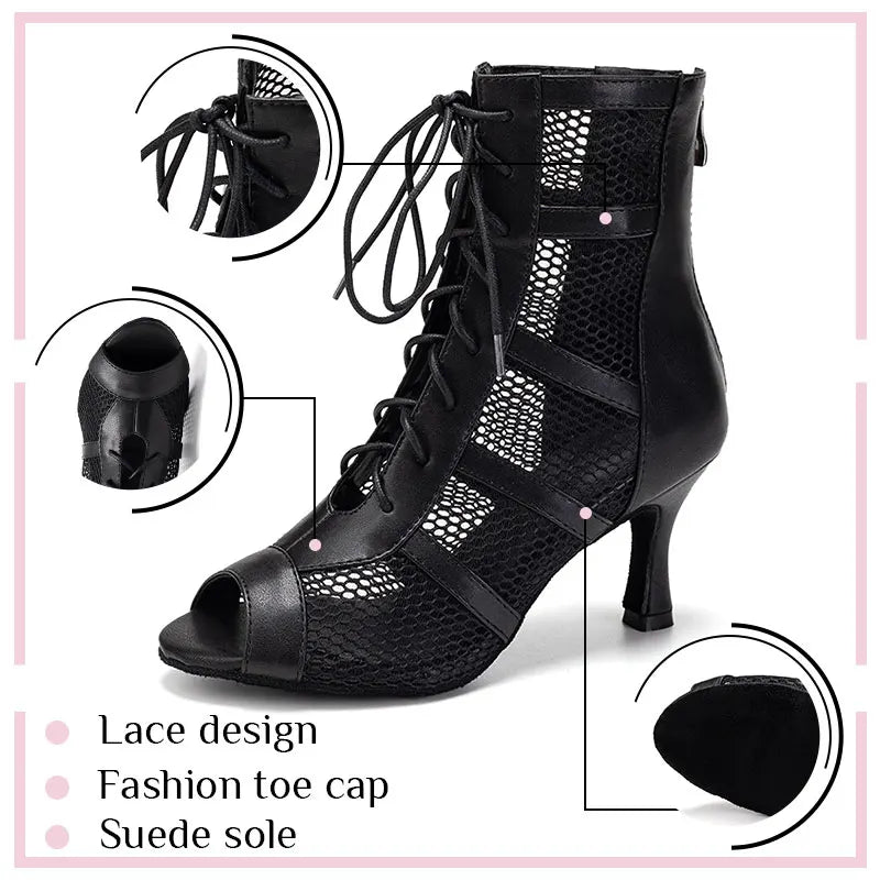 Women's Shoes Latin Dance Modern Lady High Heels