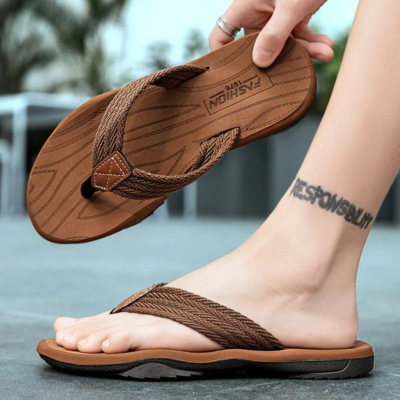 Men Flip Flops Trendy Fashion Men's Slippers sandals