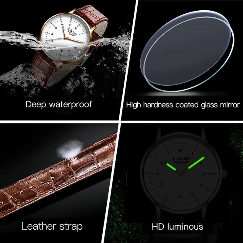 Men Fashion UltraThin Watch Simple Watch