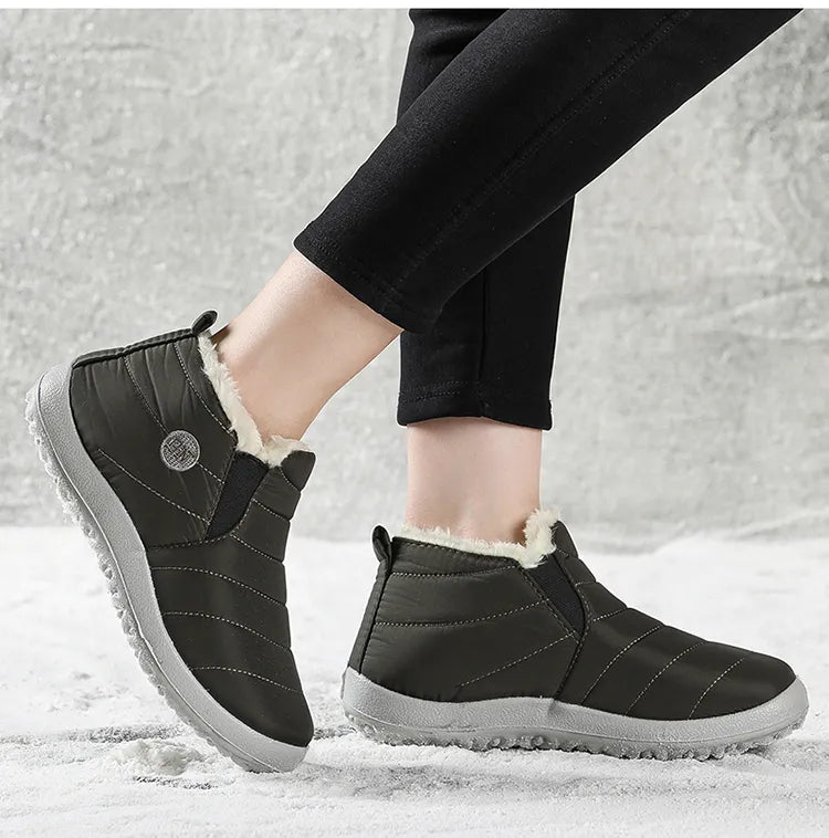 Snow Boots Fashion Unisex Shoes Slip On Platform Shoes