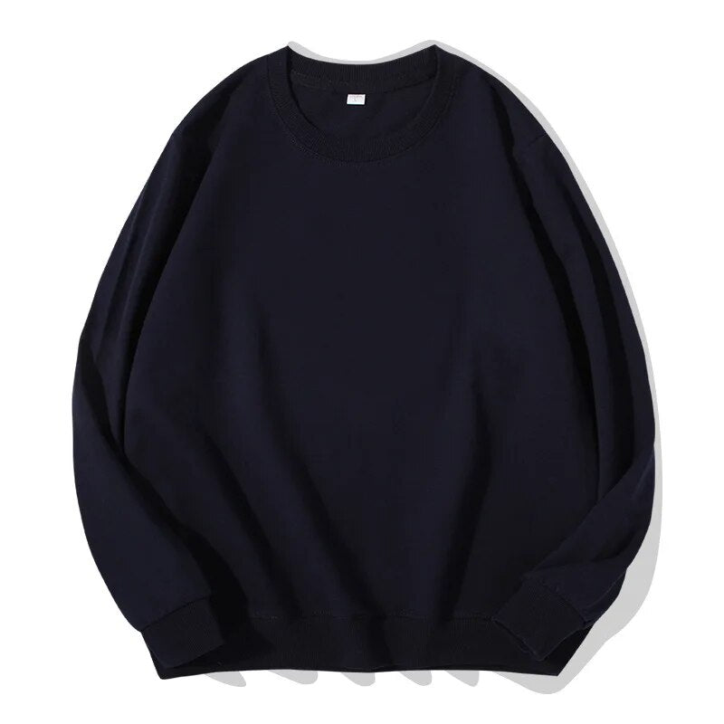 Sweatshirt O-neck Solid Harajuku Pullovers Multicolor Casual