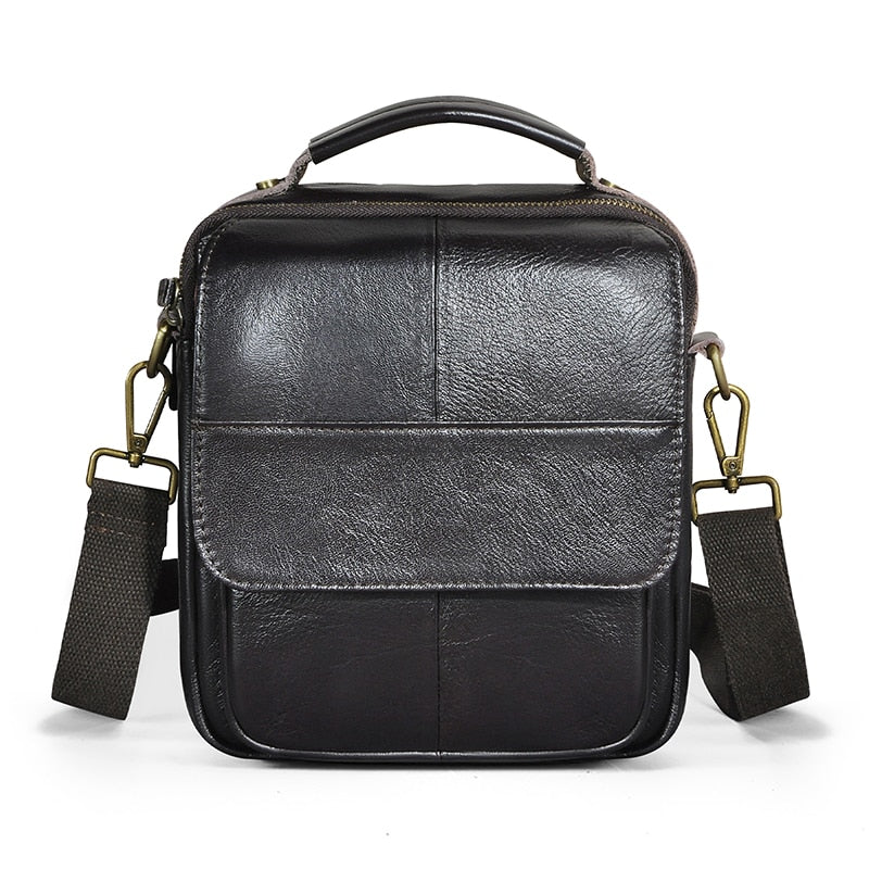 Original Leather Male Fashion Casual Tote Messenger