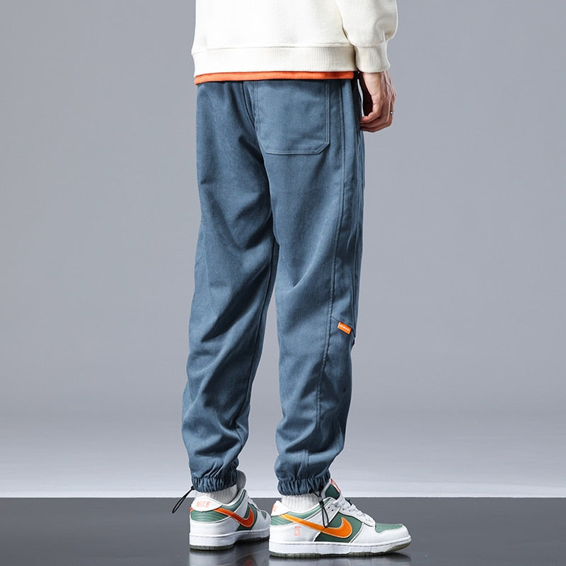 Baggy Trousers Sports Pants Man Jogger Thick Casual Harem