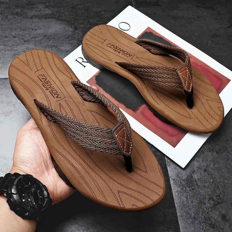 Home Flip Flops Fashion Men's Slippers Outdoor Sandals